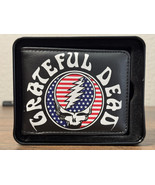 Grateful Dead Buckle Down Steal Your Face Stars &amp; Stripes Black Bi-fold ... - $13.37 CAD
