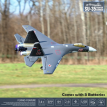 RC Airplane SU35 Fighter Brushless Jet Gyro Control Aerobatic Stunt Airc... - $122.04 CAD