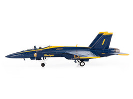 Boeing F/A-18E Super Hornet Fighter Aircraft Blue Angels #1 2021 US Navy 1/144 D - £57.34 GBP