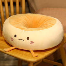 Toast Bread Futon Cushion Home Floor Chair Cushion Plush Office Tatami Pudding B - £22.74 GBP