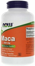 NEW Now Foods Maca Gluten Free Reproductive Health Support 500 mg 250 Veg Caps - £18.12 GBP