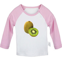 Babies Cute T-shirts Infant Kiwi Fruit Graphic Tees Tops Newborn Kids Clothing - £7.78 GBP+