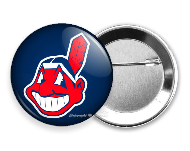 OH CLEVELAND INDIANS BASEBALL TEAM PIN PINBACK BUTTON FLAIR SPORTS FAN GIFT IDEA