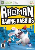 Rayman Raving Rabbids - Microsoft Xbox 360 X360 Video Game  - £14.33 GBP