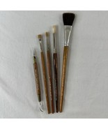 Vintage Lot Of Paint Brushes And Cleanup Tool Artist Duncan Various Size... - £11.37 GBP