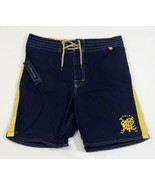 Polo Ralph Lauren Blue &amp; Yellow Brief Lined Swim Trunks Boardshorts Men&#39;... - £75.93 GBP