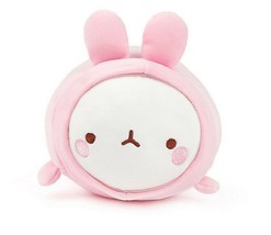 Molang Space Suit Rabbit Stuffed Animal Plush Toy Pet Fluffy Soft Cushion 9"