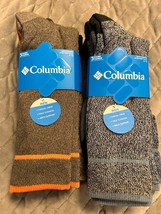 NEW Columbia 3 Pairs Men&#39;s Socks Shoe Size 6-12 MI-VHAUSSETTES CREW - £14.51 GBP