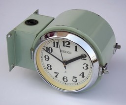 Vintage Maritime Double Side Slave Seiko Wall Clock Navigation Ship Industrial - £355.25 GBP