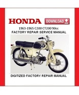 1963-1965 HONDA C200 CT200 Factory Service Repair Manual - $20.00