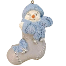 Snow Buddies Buddy in Stocking Encore 94275 Christmas Ornament NIB 1999 NOS VTG - £7.80 GBP