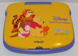 VTech Disney POOH&#39;S PICTURE COMPUTER No Slides - £11.50 GBP