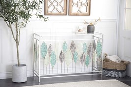 Deco 79 Metal Leaf Console Table With Mirrored Glass Top, 44&quot; X 15&quot; X, S... - £180.93 GBP