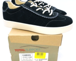 Total Suppoer Spenco Women Camden Suede Sneakers - Black, US 6.5D / EUR 37 - $29.69