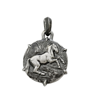 David Yurman Sterling Silver Petrus Horse Amulet Pendant with DY chain - £315.01 GBP