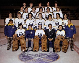1974-75 BUFFALO SABRES TEAM 8X10 PHOTO HOCKEY PICTURE NHL - £3.91 GBP