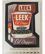 1974 Topps Wacky Packages Leek Oil Dripper Sticker Card Tan Back Series 7 - £11.52 GBP