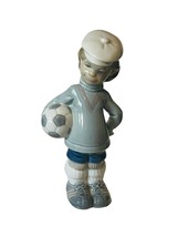 Lladro Nao Daisa Spain figurine statue sculpture Soccer Boy 4967 Huerta Player - $94.05