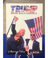 Donald Trump Assassination Attempt Trading Card MAGA - £3.95 GBP