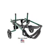 Pets and Wheels Dog Wheelchair - For XS/S Size Dog - Color Green  12-25 Lbs - $2,342.72 MXN