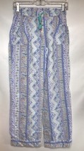 Victoria&#39;s Secret Sleep Pants XS Purple Paisley Loungewear Cotton Modal ... - £11.67 GBP
