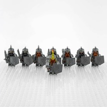 8pcs Lord of the Rings Dwarves Army Minifigure Set with Weapons &amp; Access... - $15.58