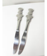 Oneida Pillsbury Doughboy butter Knife set 2 kids youth Betty Crocker St... - €13,84 EUR