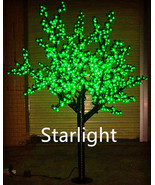 6ft Green 864pcs LEDs Outdoor Cherry Blossom Christmas Tree Light Waterp... - $616.08 CAD