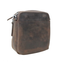 Vagarant Traveler Cowhide Leather Small Shoulder Waist Bag LS40.DS - $78.00