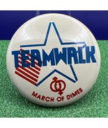Teamwalk March of Dimes 1.6&quot; Pinback Button - $177.78 MXN