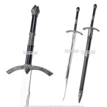 38” Two Handed Medieval Knight Long Sword Bastard Crusader Costume Theat... - $38.59