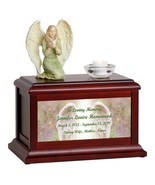 Angelina Angel Art &amp; Wood Cremation Urn - $259.95