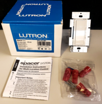 8Lutron SPS-AD-WH Accessory Dimmer For Spacer System Only (White) New Uninstalle - $32.99