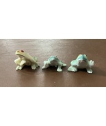 Vintage Bone China Miniature Waving Frogs. Made in Japan. Lot of 3 - £12.01 GBP