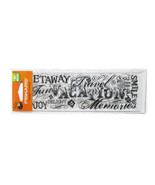 Fiskars Continuous Stamp Wheel Vacation Design - Travel, Getaway, Enjoy ... - $6.69 CAD