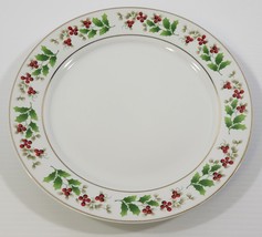 L) Royal Norfolk Holiday Christmas Berry Dinner Plate - 10&quot; - $11.87