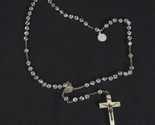 Our Lady of Lourdes Rosary Crystal Beads Centenaire Des Apparitions 1858... - $23.51