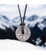 Nordic Vegvisir Pendant with Rune Circle Design | Viking-Inspired Jewelry - €19,81 EUR