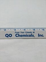 Vintage QO Chemicals Inc Measuring Ruler - $17.82