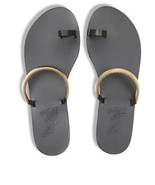 Ancient Greek   Sandals Black &amp; Gold Sz 36 $279 - £117.48 GBP