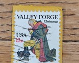 US Stamp Valley Forge Christmas 13c Used - £0.73 GBP