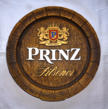 Prinz Brau +1974 Triest Pilsener German Barrel Top Decoration - $39.95