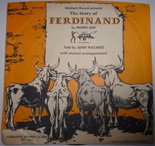 Vintage Scholastic Records Presents The Story Of Ferdinand 33RPM 1964 - $5.99