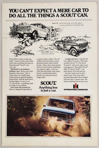 1979 Print Ad International Harvester Scout II & SSII with 4-Wheel Drive  - $15.28
