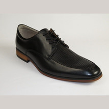 Men's Shoes Steve Madden Soft Leather upper Lace Up Imala Black image 2