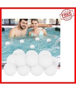12 Pack Reusable Sponge Balls - Scum Eliminating Solution for Pools &amp; Ho... - $49.57 CAD