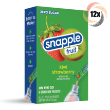 12x Pack Snapple Singles To Go Kiwi Strawberry Drink Mix | 6 Packets Eac... - £24.67 GBP