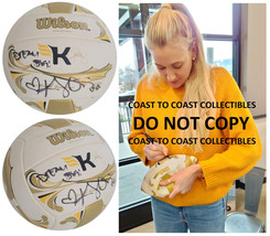 Kerri Walsh Jennings Signed Logo Beach Volleyball Proof Autographed Olym... - £237.10 GBP