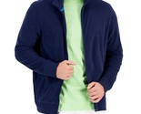 Club Room Men&#39;s Terry Towel Zip-Up Sweatshirt Navy Blue-XL - $25.99