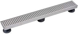 Oatey Designline 24 in. Stainless Steel Linear Shower Drain Square Pattern Cover - £51.35 GBP